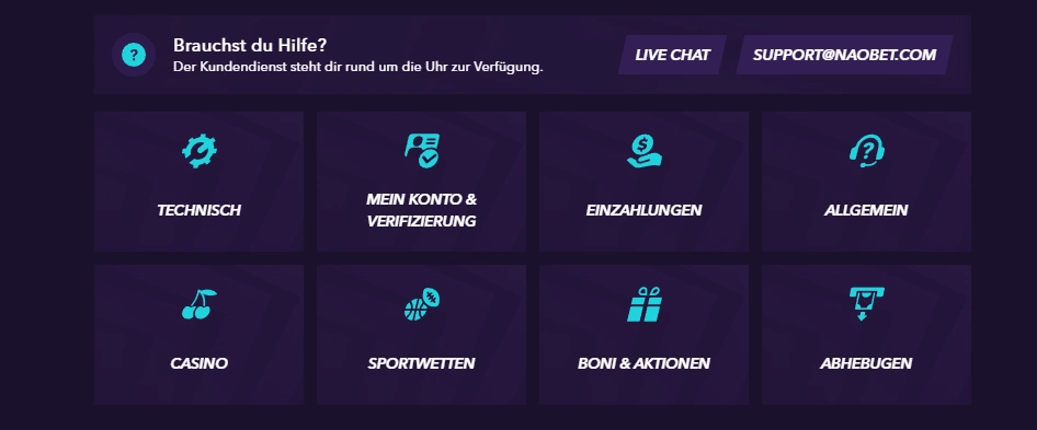 neobet casino kundensupport