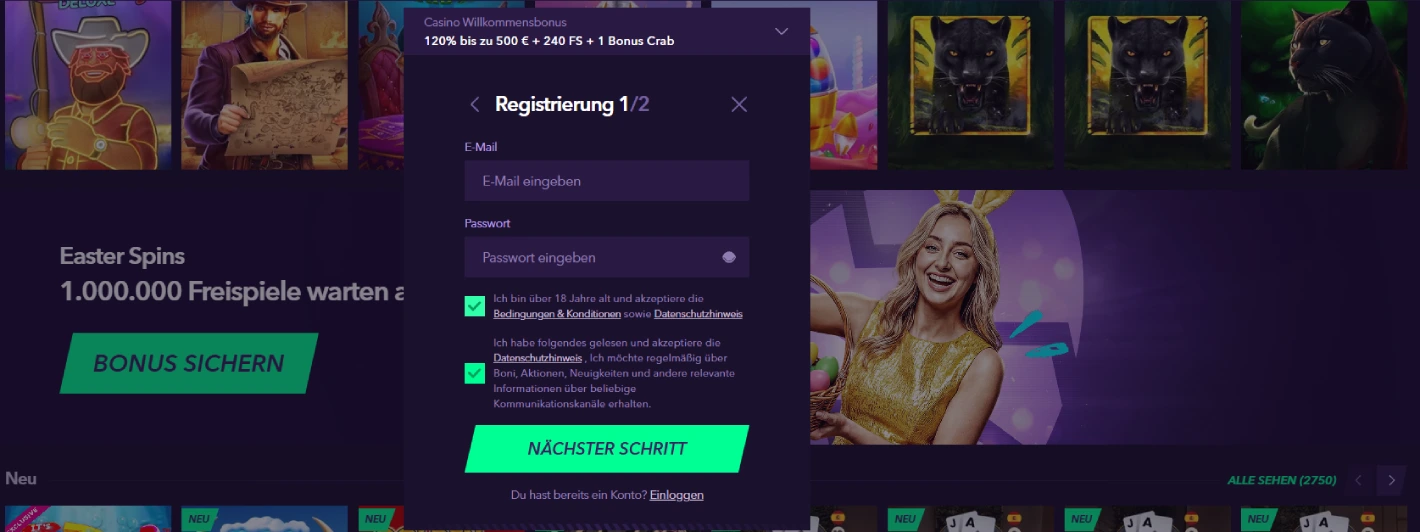 neobet casino registrierung